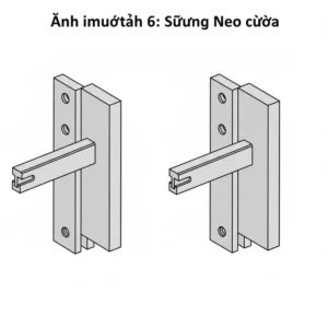 The setup of a door anchor attached to the frame, securing the 50 pound resistance band for chest exercises.