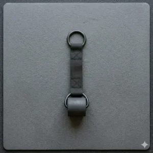 A heavy-duty door anchor designed as one of the essential resistance tube accessories for home workouts.